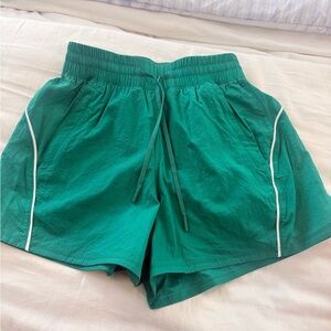 lululemon athletica Vibrant Green Athletic Shorts